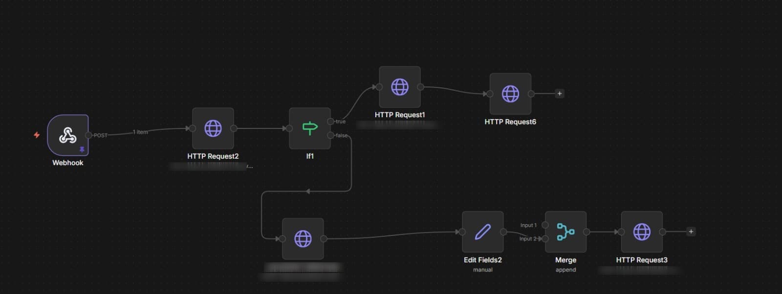 Order Confirmation via Helpdesk Platform workflow canvas